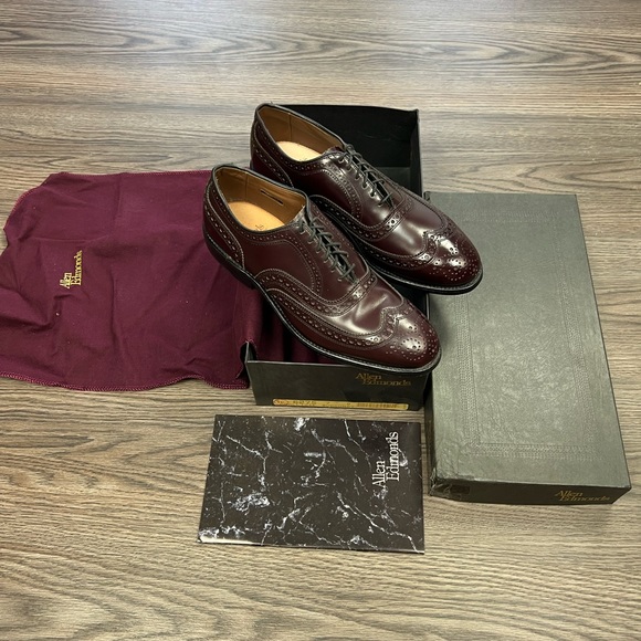 New Allen Edmonds Mcallister Burgundy 